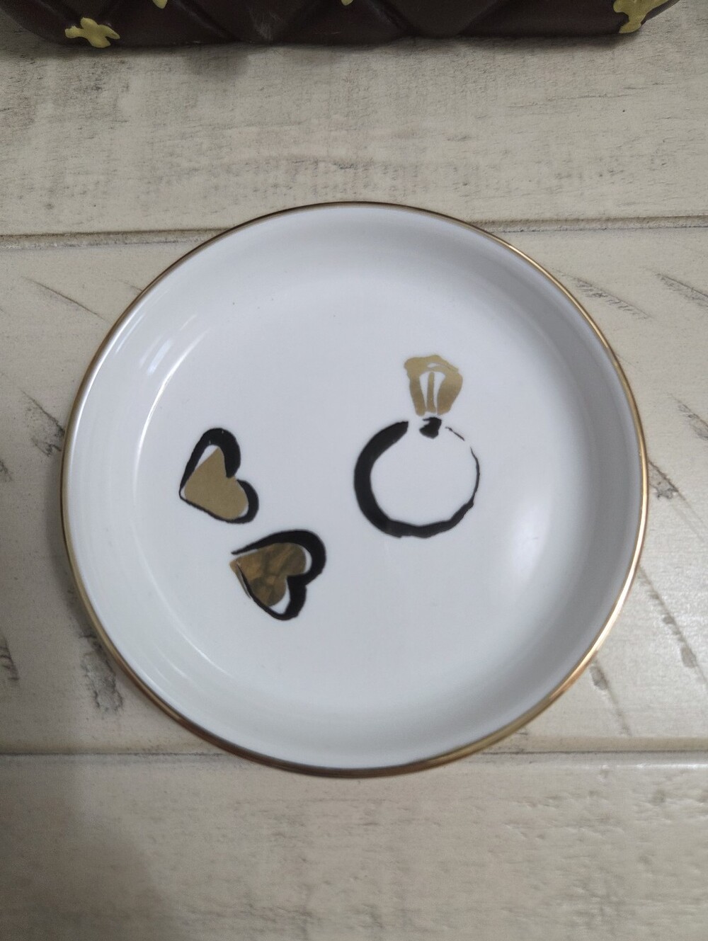 Kate Spade New York "Daisy Place" Porcelain Ring Dish, NWOT